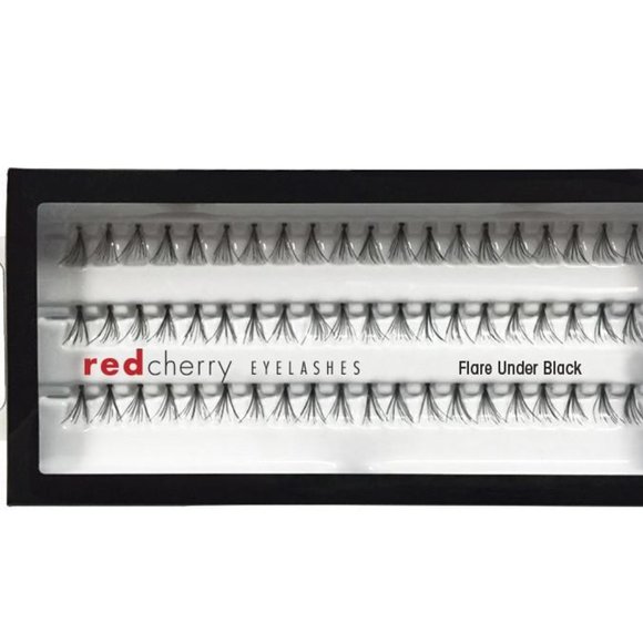 RED CHERRY UNDER FLARES INDIVIDUAL LASHES (BOTTOM) - Picture 1 of 2